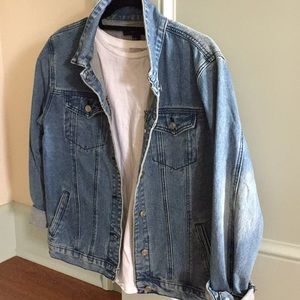 Denim Jacket with New York embroidery
